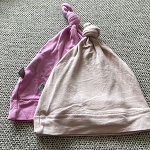 Set of two KYTE baby knotted caps 0-3 months
